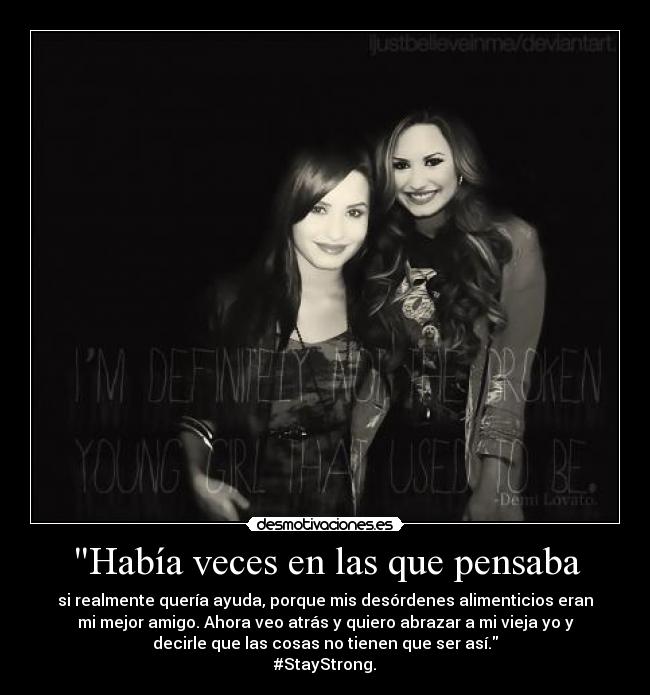 Había veces en las que pensaba - 