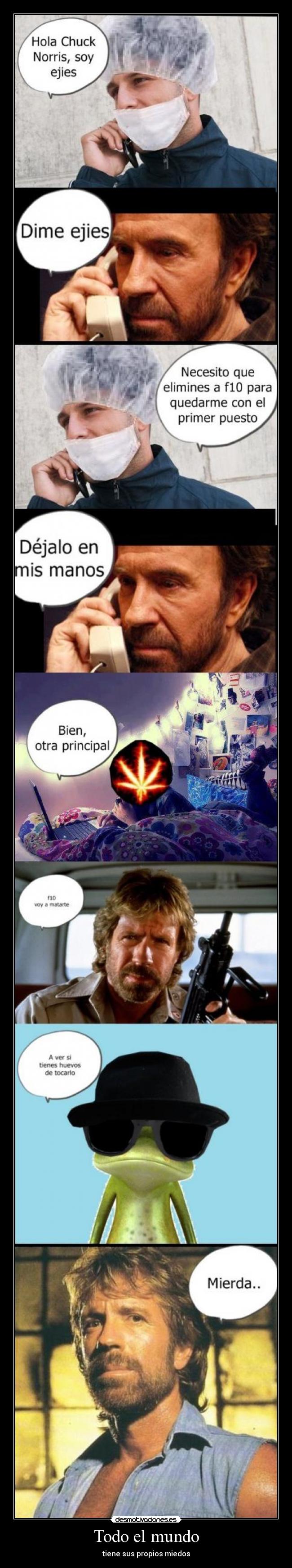 Todo el mundo - tiene sus propios miedos