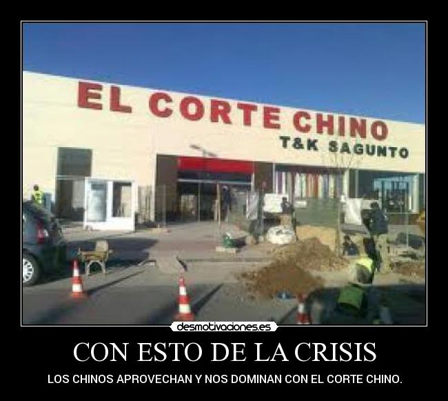 CON ESTO DE LA CRISIS -