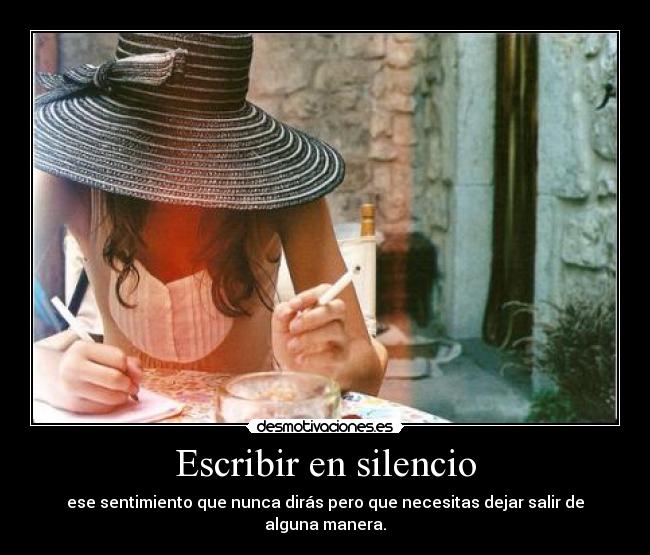 Escribir en silencio - 