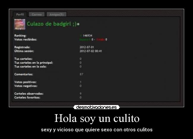 Hola soy un culito - sexy y vicioso que quiere sexo con otros culitos