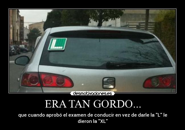 ERA TAN GORDO... - 