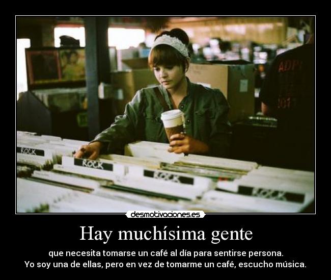 Hay muchísima gente - 