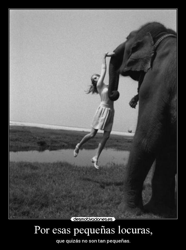 Por esas pequeñas locuras, - 