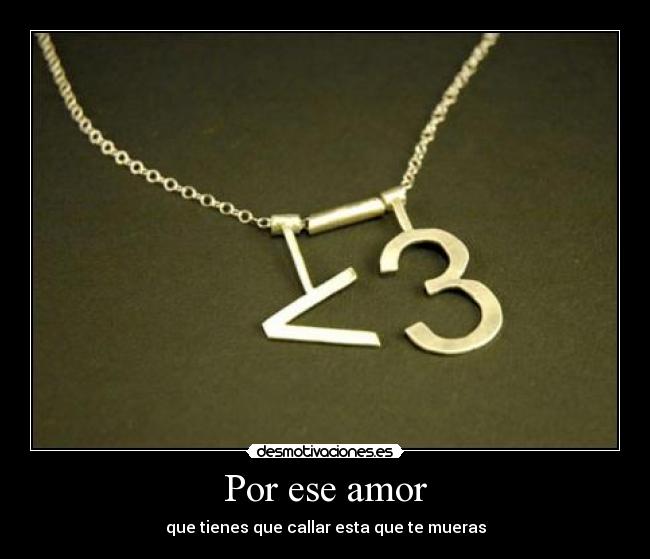 Por ese amor - 