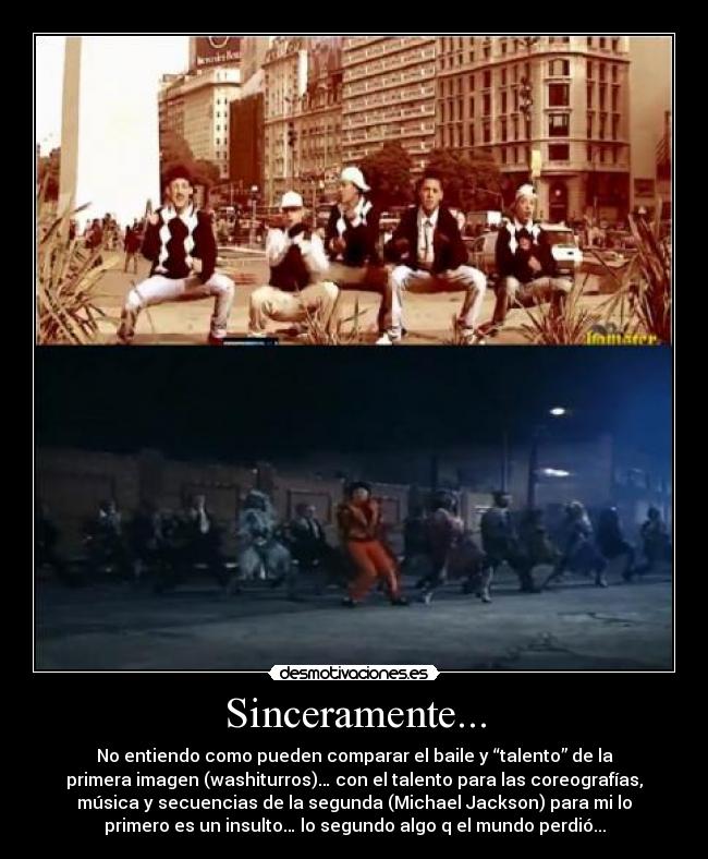 Sinceramente... -