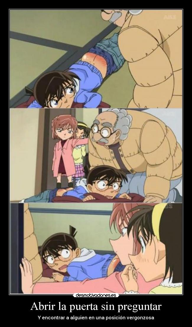 carteles klanotaku anime detective conan desmotivaciones