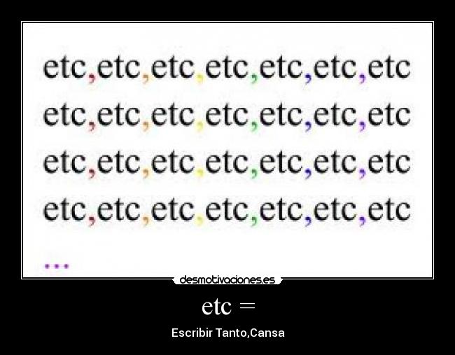 etc = -