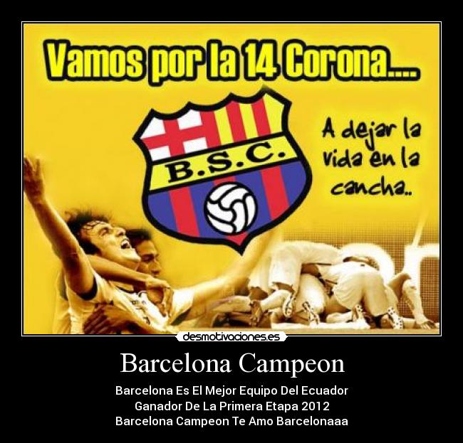 Barcelona Campeon -