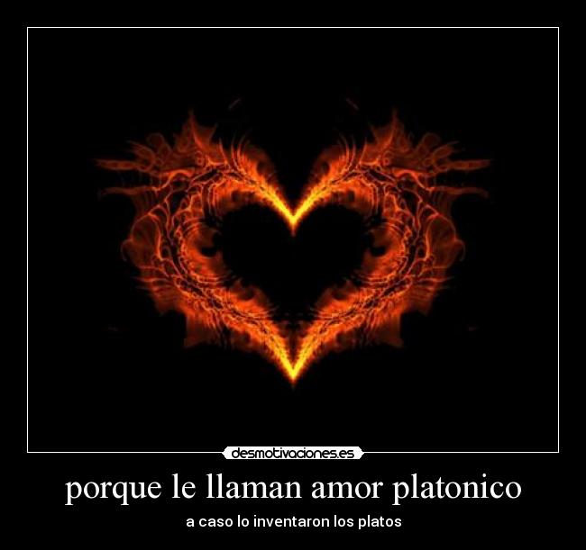 porque le llaman amor platonico -