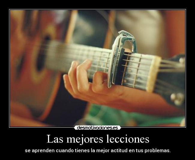 Las mejores lecciones -