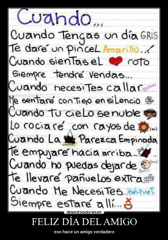 carteles amigo desmotivaciones