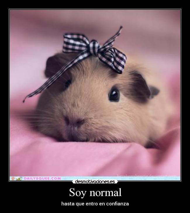 Soy normal -