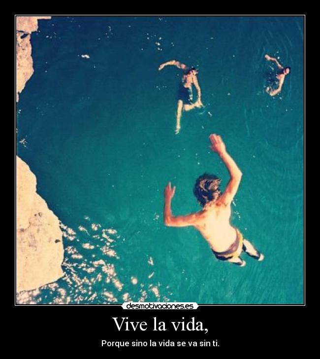 carteles vida vive desmotivaciones