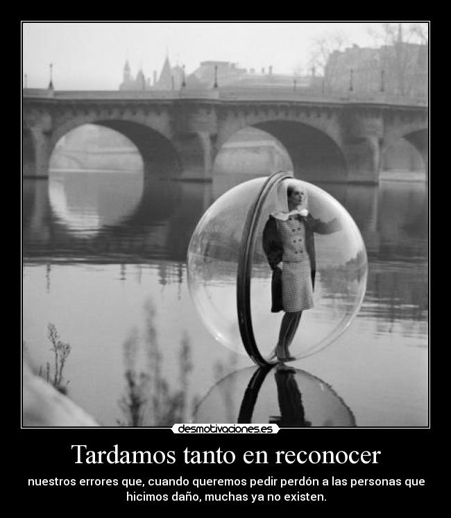 Tardamos tanto en reconocer - 