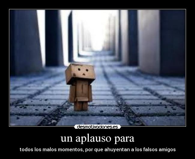 un aplauso para -