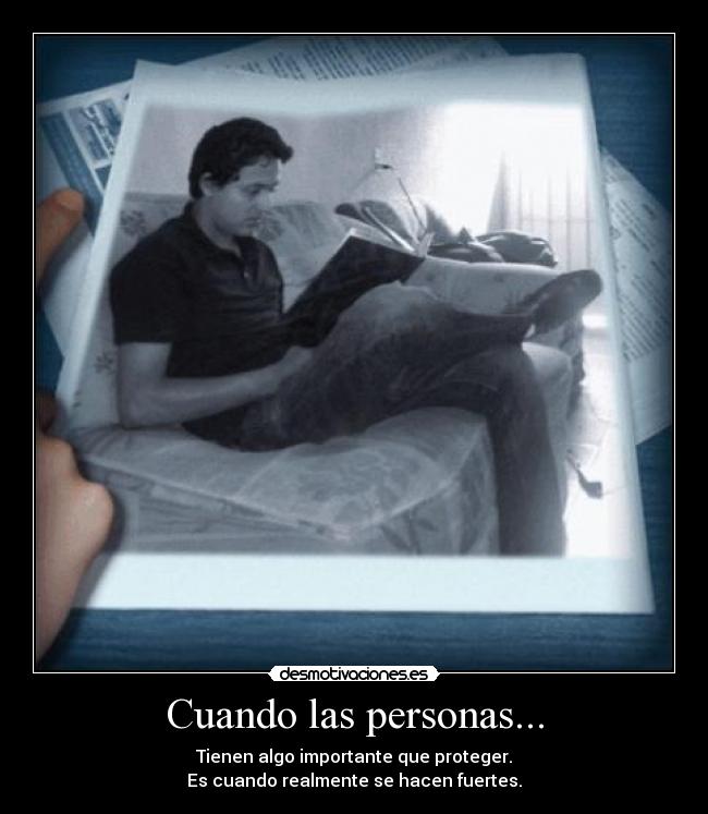 Cuando las personas... -