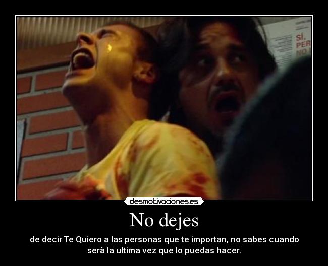 No dejes - 