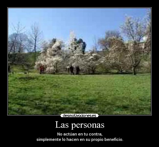 Las personas -
