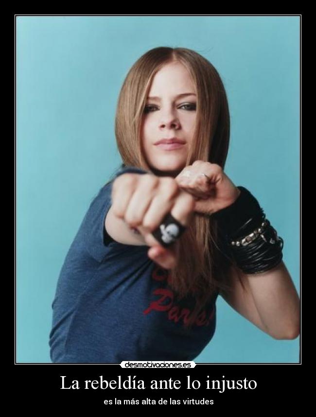 La rebeldía ante lo injusto - 
