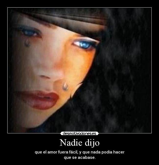 Nadie dijo - 