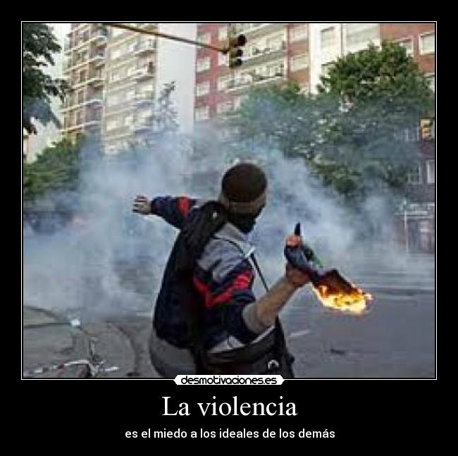 carteles violencia desmotivaciones