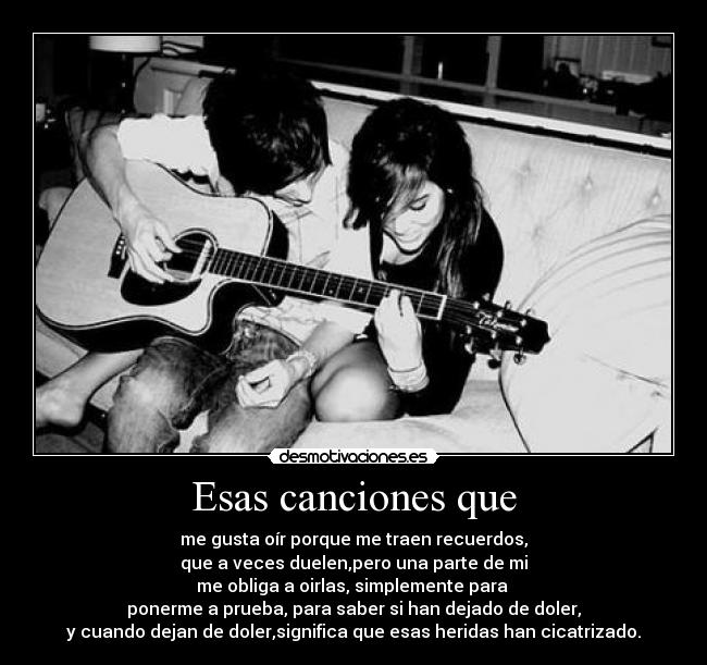 carteles canciones recuerdos desmotivaciones