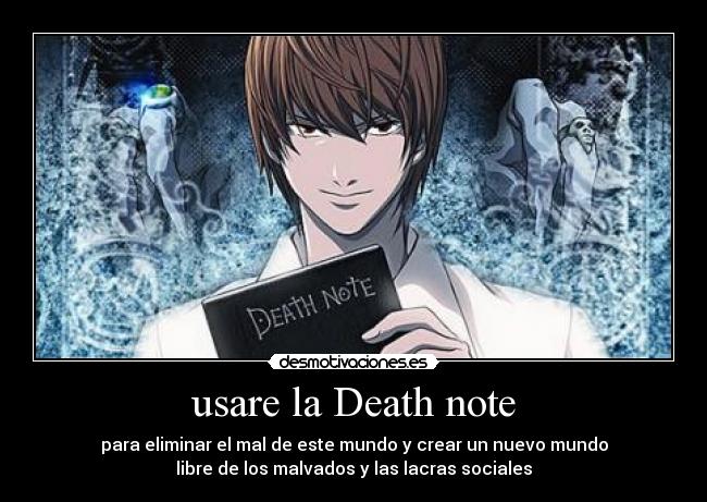 usare la Death note -