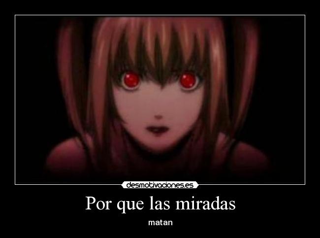 Por que las miradas -