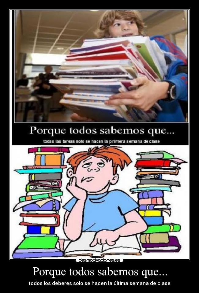 Porque todos sabemos que... - 