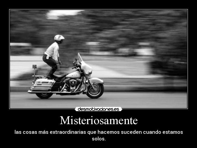Misteriosamente - 
