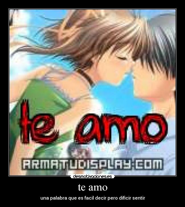 te amo - 