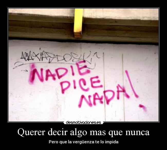 carteles querer decir algo desmotivaciones