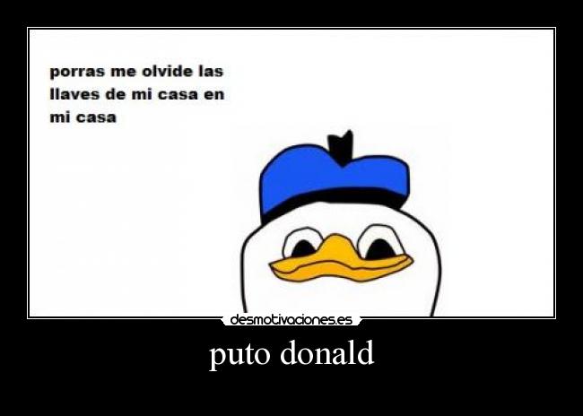 puto donald -
