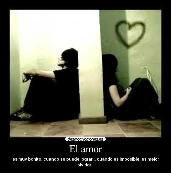 El amor -