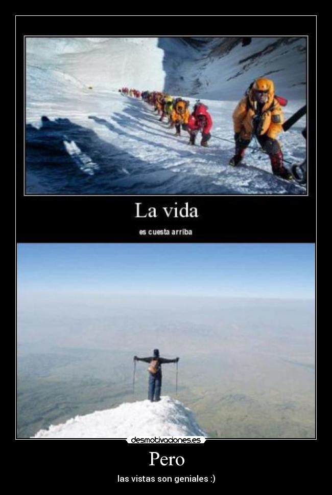 Pero - las vistas son geniales :)