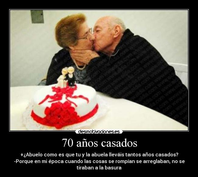 70 años casados - 