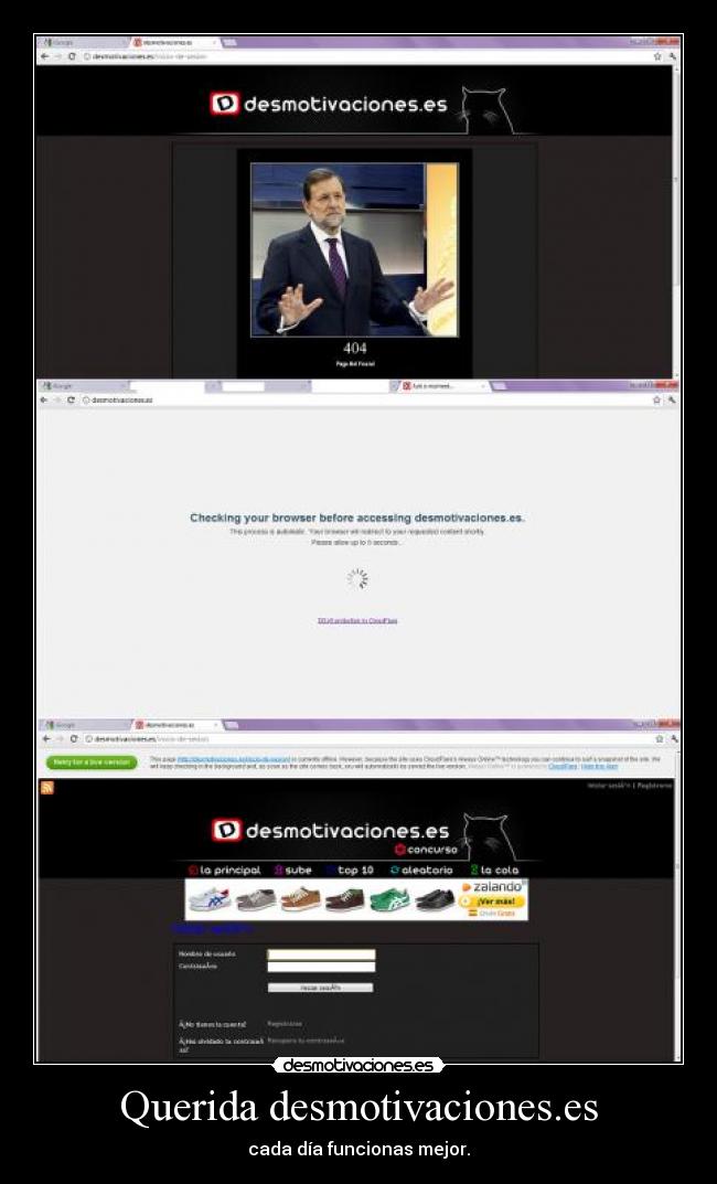 Querida desmotivaciones.es - cada día funcionas mejor.