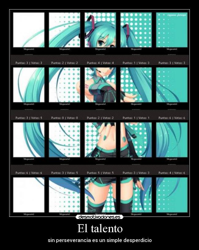 carteles megacartel hatsune miku desmotivaciones