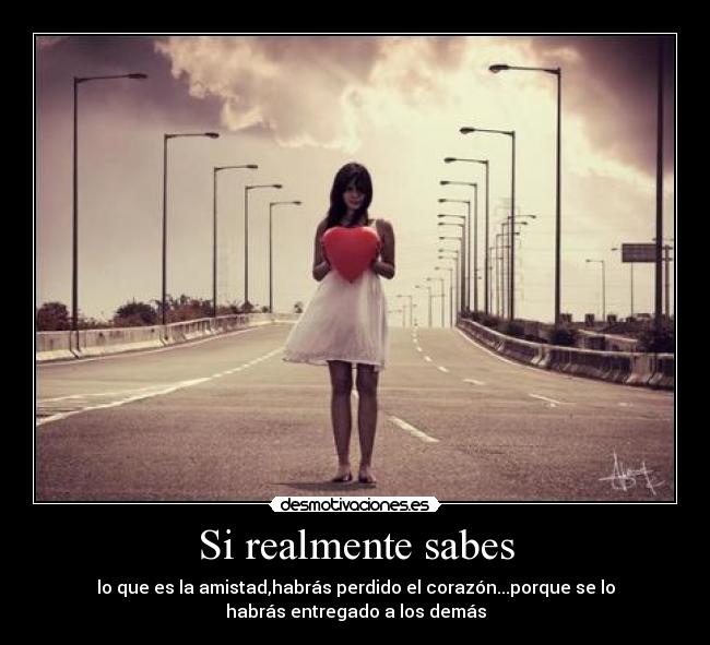 Si realmente sabes - 