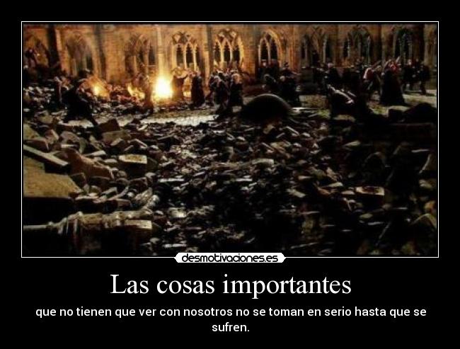 Las cosas importantes - 