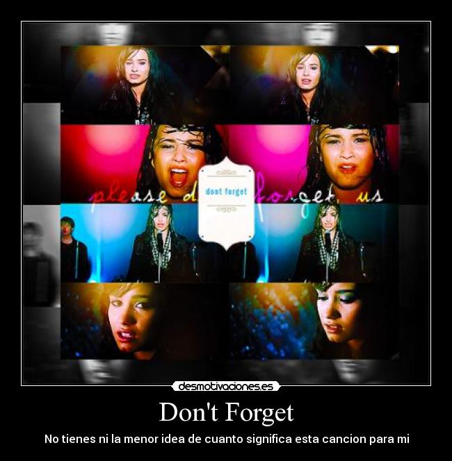Dont Forget - 