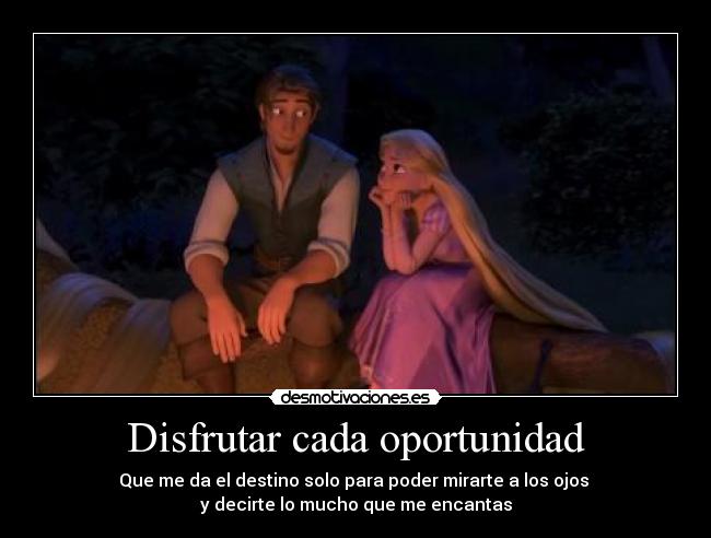 Disfrutar cada oportunidad -