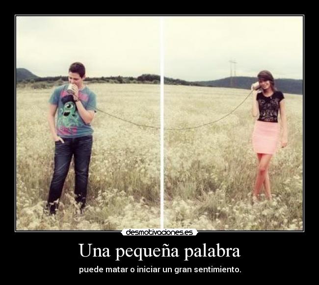 Una pequeña palabra - 
