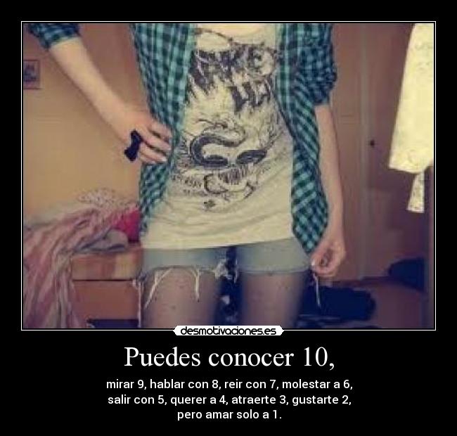 Puedes conocer 10, - 