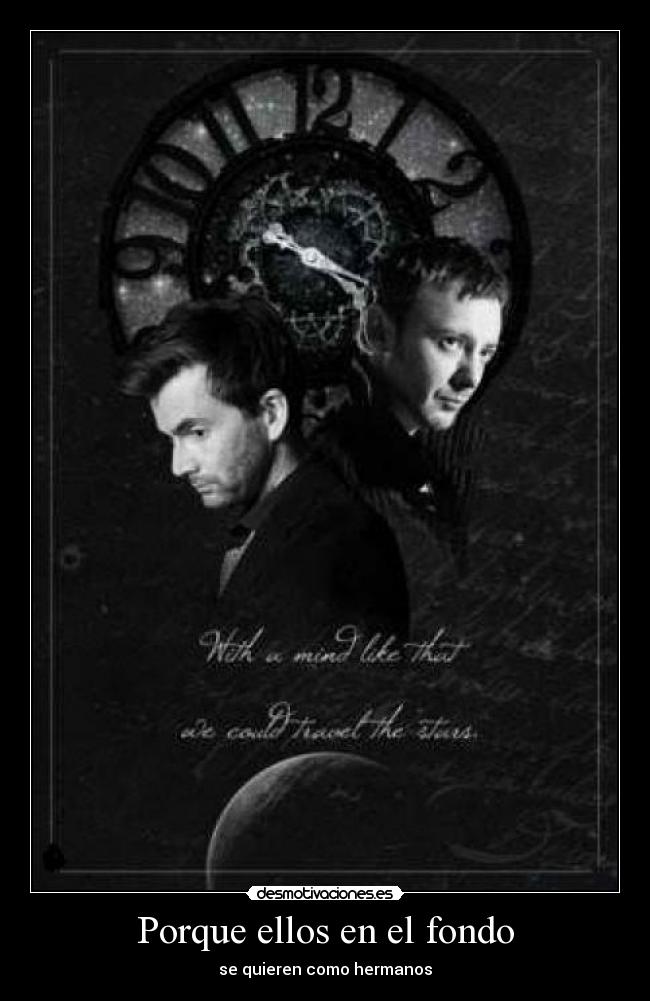 Porque ellos en el fondo - se quieren como hermanos