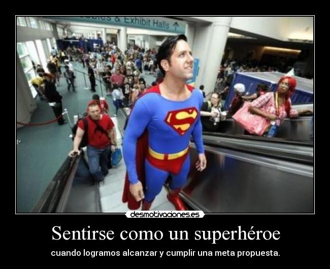 Sentirse como un superhéroe - 