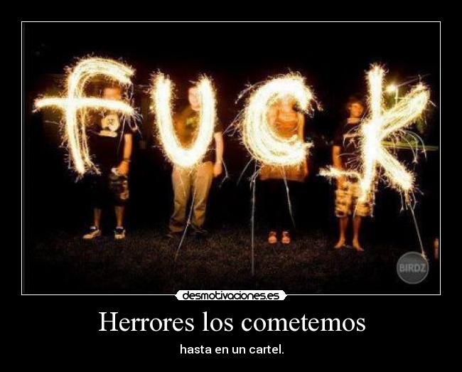 Herrores los cometemos -