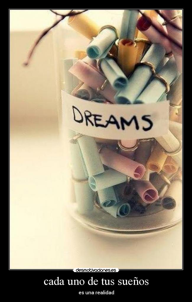 cada uno de tus sueños - 