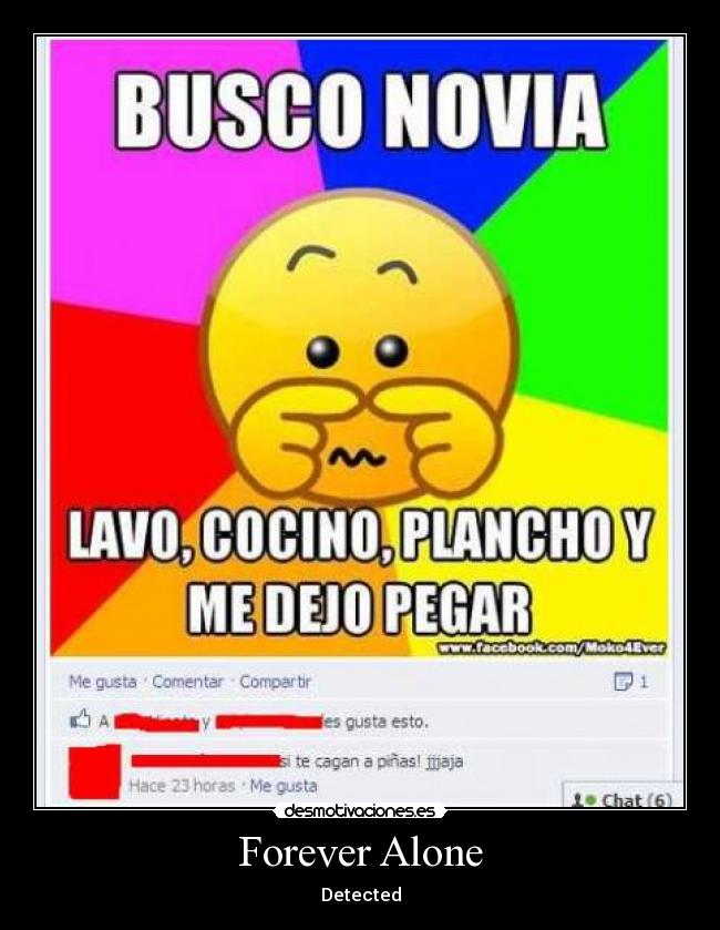 carteles forever alone desmotivaciones